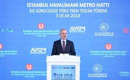 İstanbul Havalimanı metrosu sürücüsüz yerli tren seti raylara çıkmaya hazır