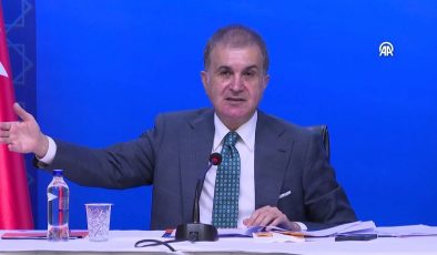 Ömer Çelik: Hilafet bayrağı diye bir şey yok, karşısında oluruz