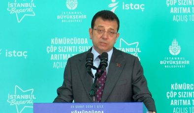 İmamoğlu: İstanbul’u çevre felaketlerine karşı güçlendirmeye devam ediyoruz