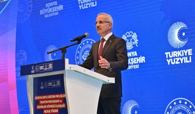 Konya’ya 55,6 kilometre raylı sistem hattı