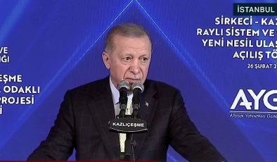 Sirkeci-Kazlıçeşme tren hattı açıldı | Cumhurbaşkanı Erdoğan: 15 gün ücretsiz olacak