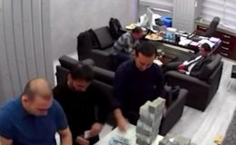 Para sayma görüntüleri | Fatih Keleş: Meşru bir amaçla orada bulundum