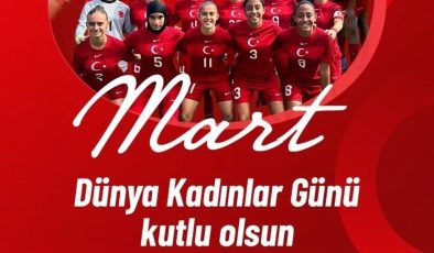 Spor camiasından 8 Mart Dünya Kadınlar Günü mesajları
