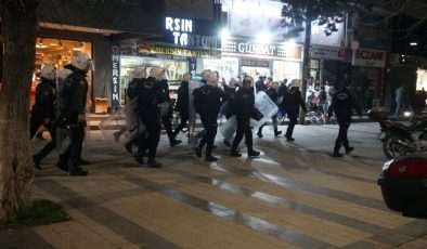 6 ilde izinsiz yürüyüş yapmak isteyenlere polis müdahale etti