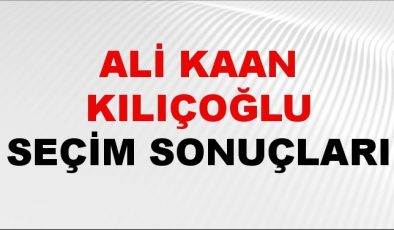 Ali Kaan Kılıçoğlu Seçim Sonuçları 2024 Canlı: 31 Mart 2024 Türkiye Ali Kaan Kılıçoğlu Yerel Seçim Sonucu ve İlçe İlçe YSK Oy Sonuçları Son Dakika
