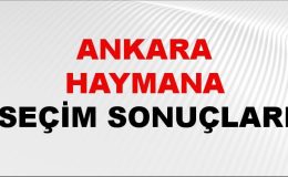 Ankara HAYMANA Seçim Sonuçları 2024 Canlı: 31 Mart 2024 Türkiye HAYMANA Yerel Seçim Sonucu ve YSK Oy Sonuçları Son Dakika