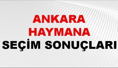 Ankara HAYMANA Seçim Sonuçları 2024 Canlı: 31 Mart 2024 Türkiye HAYMANA Yerel Seçim Sonucu ve YSK Oy Sonuçları Son Dakika