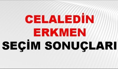 Celaledin Erkmen Seçim Sonuçları 2024 Canlı: 31 Mart 2024 Türkiye Celaledin Erkmen Yerel Seçim Sonucu ve İlçe İlçe YSK Oy Sonuçları Son Dakika