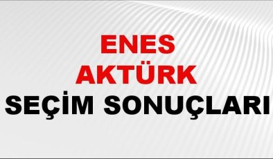 Enes Aktürk Seçim Sonuçları 2024 Canlı: 31 Mart 2024 Türkiye Enes Aktürk Yerel Seçim Sonucu ve İlçe İlçe YSK Oy Sonuçları Son Dakika