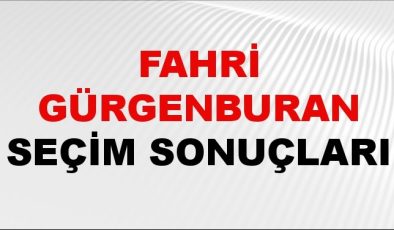 Fahri Gürgenburan Seçim Sonuçları 2024 Canlı: 31 Mart 2024 Türkiye Fahri Gürgenburan Yerel Seçim Sonucu ve İlçe İlçe YSK Oy Sonuçları Son Dakika
