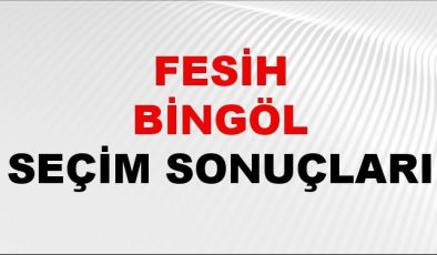 Fesih Bingöl Seçim Sonuçları 2024 Canlı: 31 Mart 2024 Türkiye Fesih Bingöl Yerel Seçim Sonucu ve İlçe İlçe YSK Oy Sonuçları Son Dakika