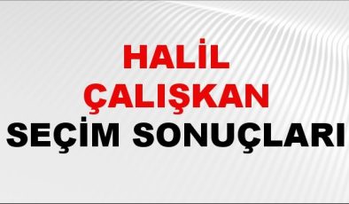Halil Çalışkan Seçim Sonuçları 2024 Canlı: 31 Mart 2024 Türkiye Halil Çalışkan Yerel Seçim Sonucu ve İlçe İlçe YSK Oy Sonuçları Son Dakika
