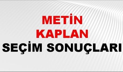 Metin Kaplan Seçim Sonuçları 2024 Canlı: 31 Mart 2024 Türkiye Metin Kaplan Yerel Seçim Sonucu ve İlçe İlçe YSK Oy Sonuçları Son Dakika