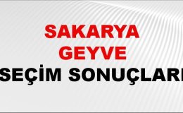 Sakarya GEYVE Seçim Sonuçları 2024 Canlı: 31 Mart 2024 Türkiye GEYVE Yerel Seçim Sonucu ve YSK Oy Sonuçları Son Dakika
