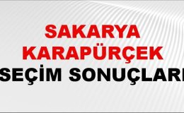 Sakarya KARAPÜRÇEK Seçim Sonuçları 2024 Canlı: 31 Mart 2024 Türkiye KARAPÜRÇEK Yerel Seçim Sonucu ve YSK Oy Sonuçları Son Dakika