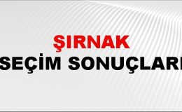 Şırnak Seçim Sonuçları 2024 Canlı: 31 Mart 2024 Türkiye Şırnak Yerel Seçim Sonucu ve YSK İlçe ilçe Oy Sonuçları Son Dakika