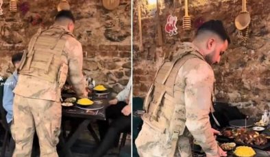 Restoranda askeri üniforma ile servise 7,5 yıla kadar hapis istemi