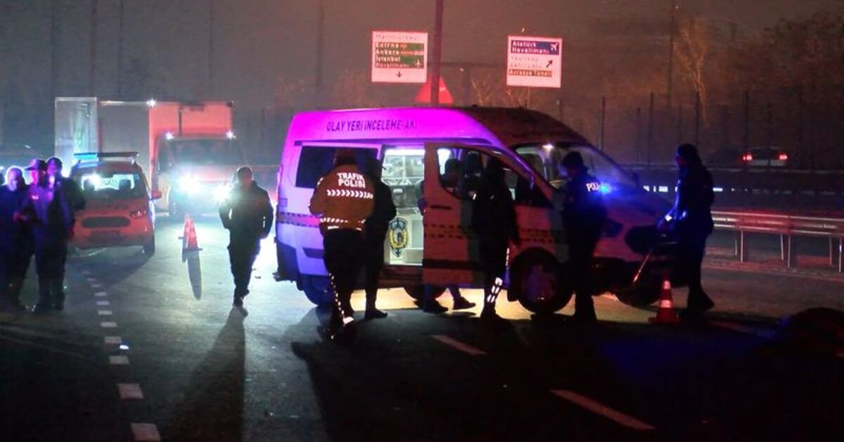 Küçükçekmece’de yolun karşısına geçerken öldü