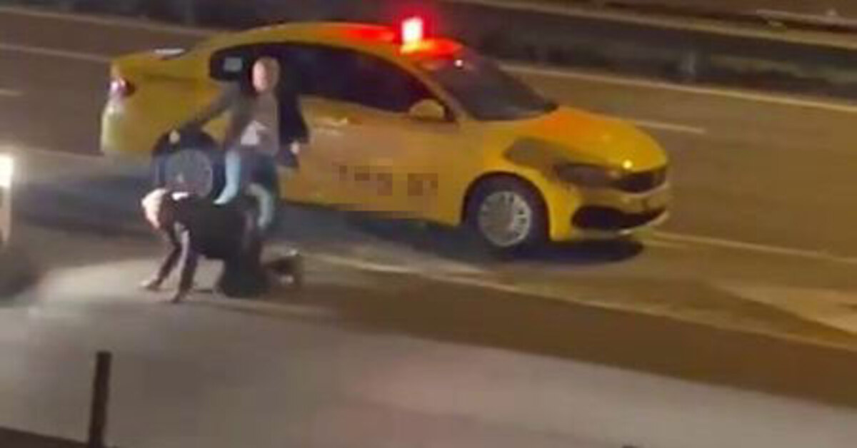 Taksiciden yolcuya ‘ücret’ dayağı!