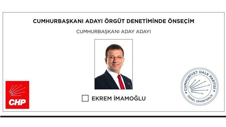 CHP’de ön seçimde tek aday olan İmamoğlu için pusulalar basılmaya başlandı